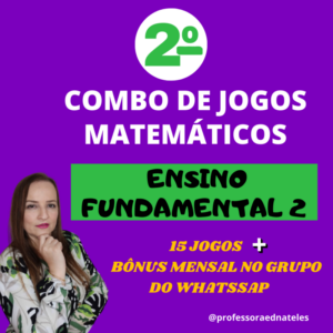 2º COMBO DE JOGOS MATEMÁTICOS  FUNDAMENTAL 2