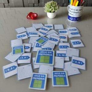 JOGO DA MEMÓRIA PLANO CARTESIANO