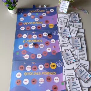 TABULEIRO GEOMETRIA E MEDIDAS "ROTA DAS  FORMAS"