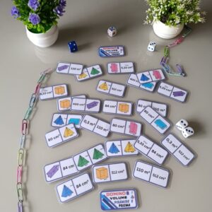 DOMINÓ VOLUME DE PIRÂMIDE E PRISMA