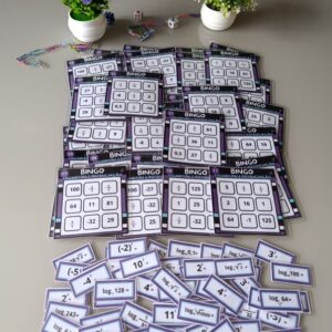 BINGO LOGARITMO E POTENCIAÇÃO