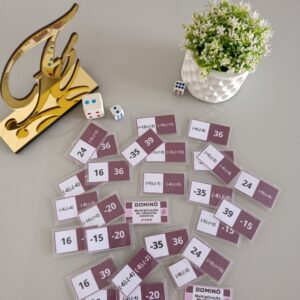 DOMINÓ MULTIPLICAÇÃO DE NÚMEROS INTEIROS